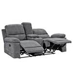 Canapé relax Lixia (2 places) Microfibre - Gris