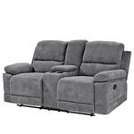 Canapé relax Lixia (2 places) Microfibre - Gris