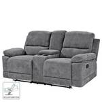 Canapé relax Lixia (2 places) Microfibre - Gris