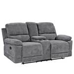 Relaxsofa Lixia (2-Sitzer) Microfaser - Grau