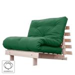 Fauteuil convertible Roots 90 I Tissu - Vert - Beige