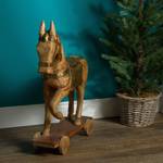 Cheval en bois décoratif I Manguier - Gris