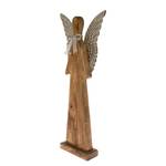 Décoration ange en bois II Manguier - Doré - Hauteur : 55 cm