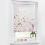 Klemmfix-Rollo Kirschblüten Webstoff - Rosa / Weiß - 90 x 150 cm