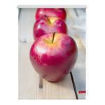 Klemmfix-Rollo Apfel-Rot Webstoff - Rot / Beige - 80 x 150 cm