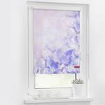 Klemmfix-Rollo Hortensie Webstoff - Lila - 90 x 150 cm