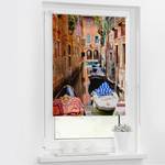 Store enrouleur Gondoles de Venise Polyester - Rouge - 90 x 150 cm