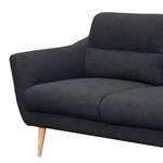 Sofa Lucinda I (2-Sitzer) Webstoff Hanabi: Anthrazit - Beige
