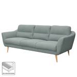 Sofa Lucinda I (3-Sitzer) Webstoff - Webstoff Hanabi: Stahlblau - Beige