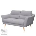 Sofa Lucinda I (2-Sitzer) Webstoff Hanabi: Hellgrau - Beige