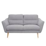 Sofa Lucinda I (2-Sitzer) Webstoff Hanabi: Hellgrau - Beige