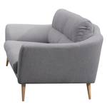 Sofa Lucinda I (2,5-Sitzer) Webstoff - Webstoff Hanabi: Hellgrau - Beige