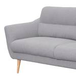 Sofa Lucinda I (2,5-Sitzer) Webstoff - Webstoff Hanabi: Hellgrau - Beige