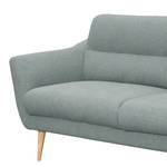 Sofa Lucinda I (2,5-Sitzer) Webstoff - Webstoff Hanabi: Stahlblau - Beige