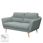 Sofa Lucinda I (2-Sitzer) Webstoff - Webstoff Hanabi: Stahlblau - Beige