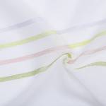 Rideau Paola Tissu - Blanc / Doré - Blanc / Jaune