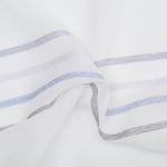 Gordijn Paola geweven stof - wit/blauw - Wit/Blauw