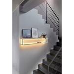 LED-open wandkast Delux glas/aluminium - 1 lichtbron - Breedte: 60 cm