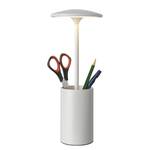 LED-Tischleuchte Pott Aluminium - 1-flammig - Weiß