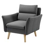 Fauteuil Alpine I Tissu - Gris foncé