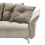 Ecksofa Moreville I Microfaser - Cappuccino - Longchair davorstehend links - Ohne Hocker