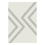 Hochflorteppich Trooz Kunstfaser - Creme / Grau - 135 x 190 cm