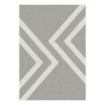 Tapis épais Trooz Fibres synthétiques - Gris / Crème - 135 x 190 cm