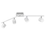 LED-plafondlamp Roubaix ijzer - 4 lichtbronnen - Wit - Aantal lichtbronnen: 4