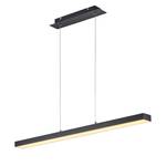 LED-Pendelleuchte Agano I Aluminium - 1-flammig - Schwarz