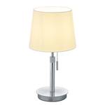 Lampe Lyon Tissu mélangé / Fer - 1 ampoule - Argenté