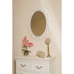 Miroir Nika Paulownia massif / MDF - Blanc