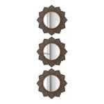 Miroir Pambu (lot de 3) Matière plastique - Gris / Bronze