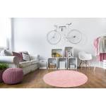 Tapis Shaggy Lambskin II Polyester - Rose - Diamètre : 120 cm