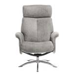 Fauteuil relax Borsh I Microfibre - Gris clair