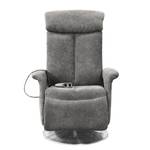 Fauteuil relax Dorfen I Microfibre - Platine