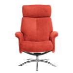 Relaxfauteuil Borsh I microvezel - Koraal