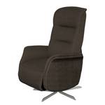 Relaxfauteuil Maryland I microvezel - Donkerbruin