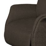 Fauteuil relax Maryland I Microfibre - Marron foncé