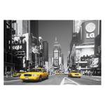 Bild Times Square Taxi Schwarz - Holzwerkstoff - Papier - 90 x 60 x 2 cm