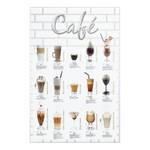 Bild Café Multicolor - Holzwerkstoff - Papier - 60 x 90 x 2 cm
