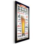 Afbeelding Bier Meerkleurig - Plaatmateriaal - Papier - 60 x 90 x 2 cm