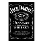 Tableau déco Jack Daniel´s Noir - Bois manufacturé - Papier - 60 x 90 x 2 cm