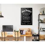 Bild Jack Daniel´s Label Schwarz - Holzwerkstoff - Papier - 60 x 90 x 2 cm