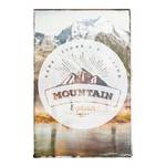 Bild Mountain Explorer Braun - Holzwerkstoff - Papier - 60 x 90 x 2 cm