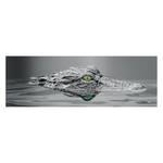 Afbeelding Alligator Zwart - Plaatmateriaal - Papier - 156 x 52 x 2 cm