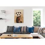 Bild Rock Panda Beige - Holzwerkstoff - Papier - 60 x 90 x 2 cm