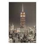 Afbeelding New York III Zwart - Plaatmateriaal - Papier - 60 x 90 x 2 cm