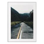 Bild Wildnis Highway Blau - Holzwerkstoff - Papier - 50 x 70 x 1.2 cm