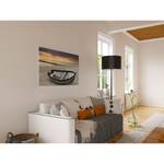 Afbeelding Zonsondergang Beige - Plaatmateriaal - Papier - 118 x 70 x 2 cm