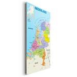 Tableau déco Niederlande Multicolore - Bois manufacturé - Papier - 60 x 90 x 2 cm